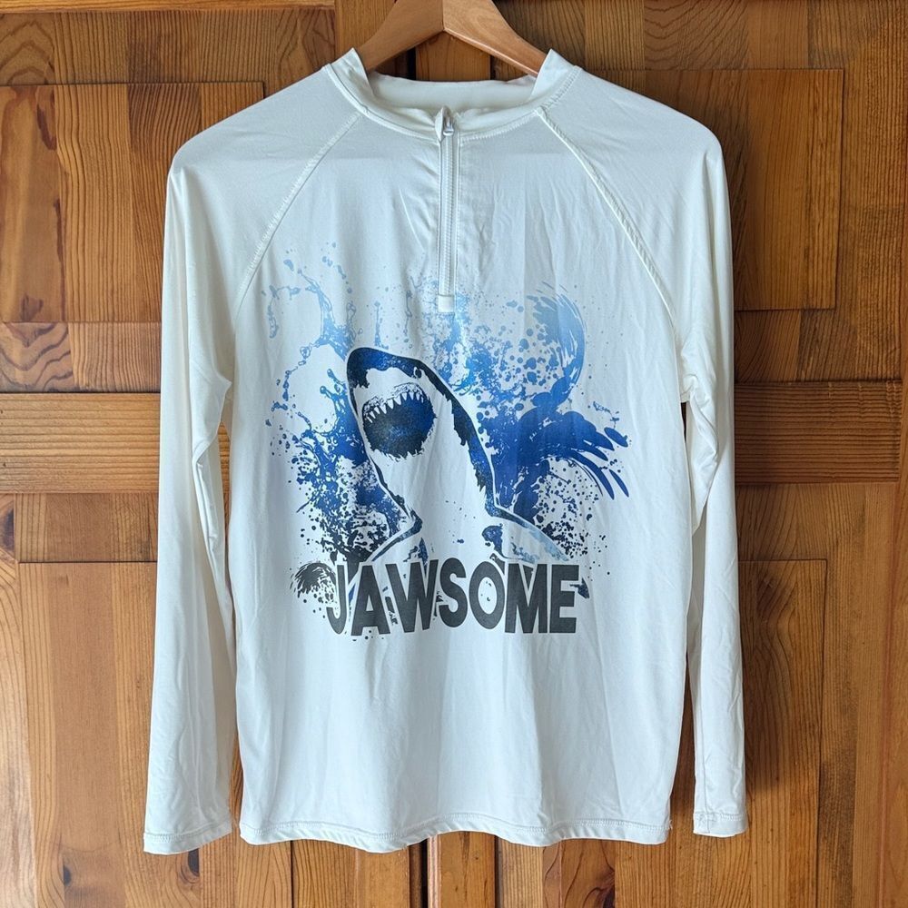 Jawsome Shark Graphic Long Sleeve Shirt